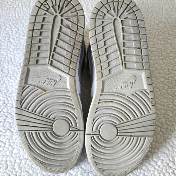 Nike Men's Air Jordan 1 Mid Linen Sneakers size 10.5 - Picture 6 of 11